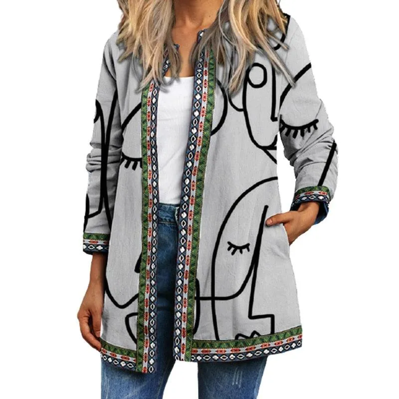 Boho Chic Floral Vintage Jacket