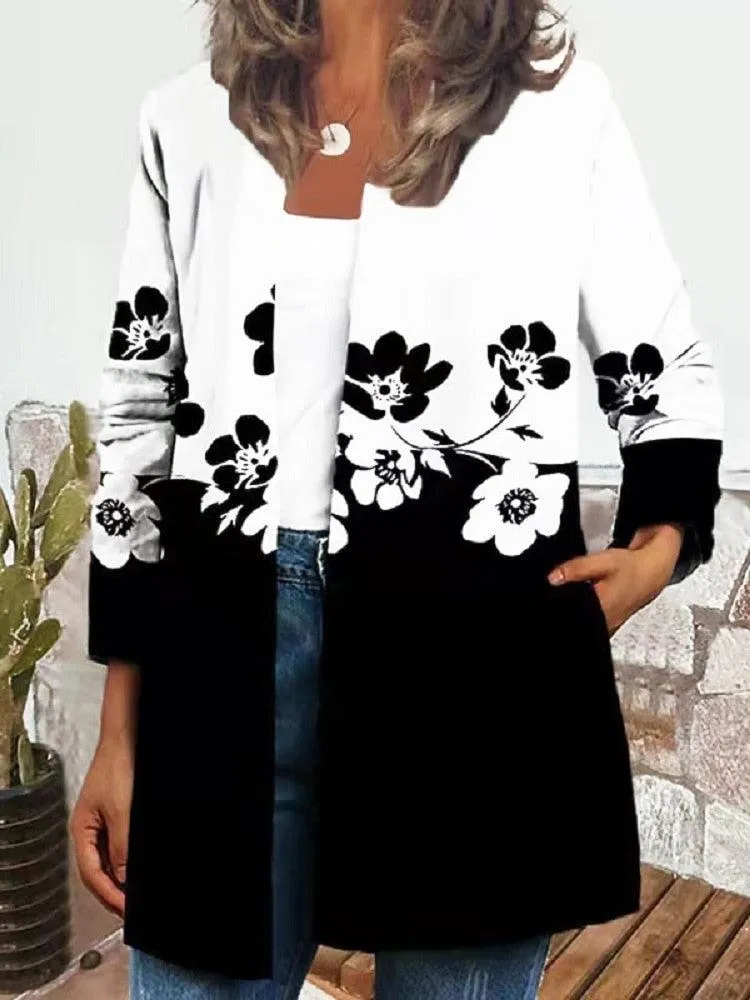 Boho Chic Floral Vintage Jacket