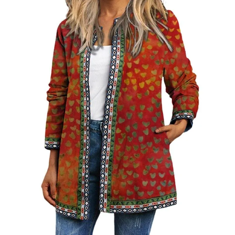 Boho Chic Floral Vintage Jacket