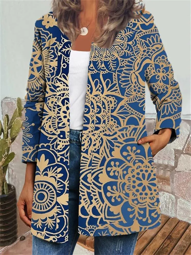Boho Chic Floral Vintage Jacket