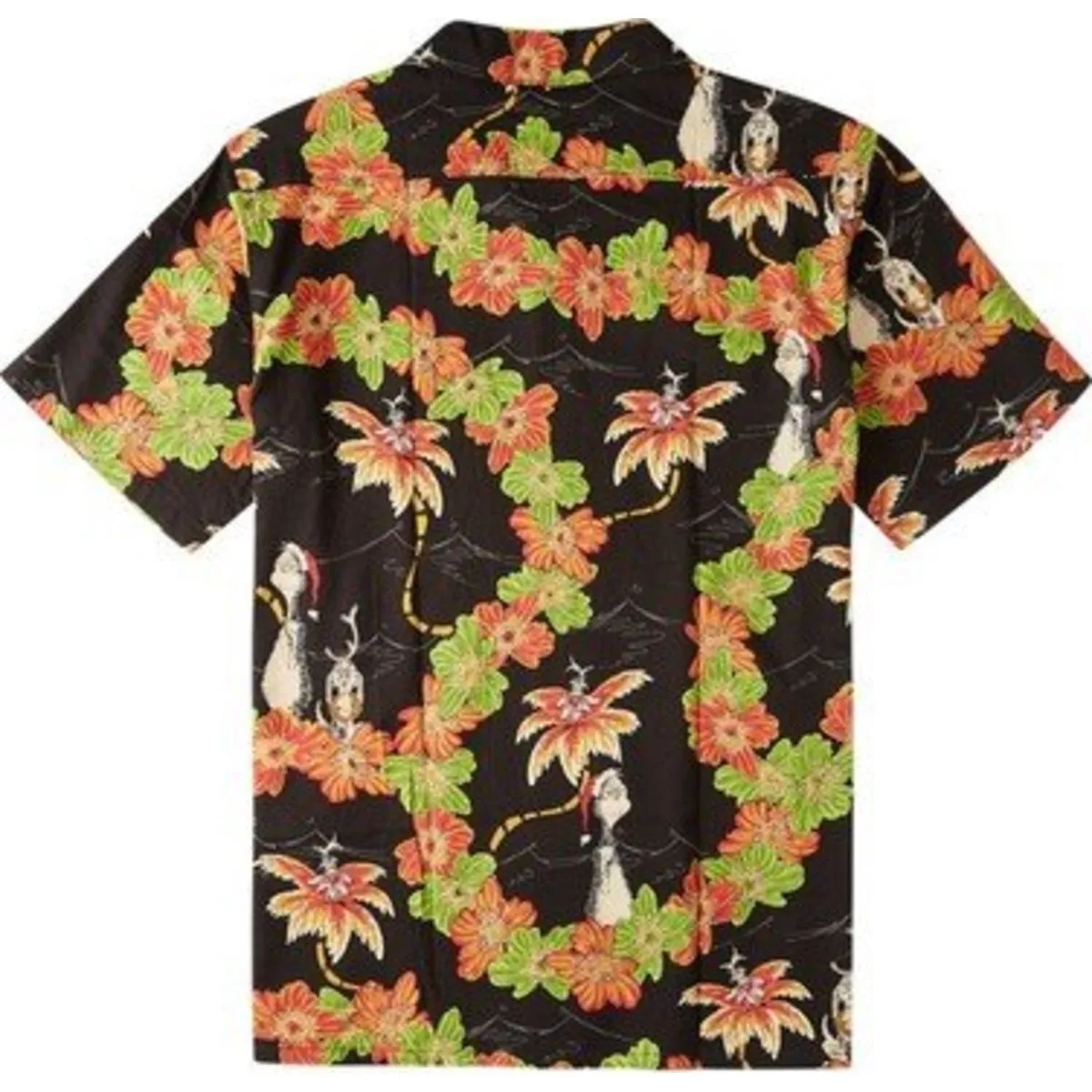 Boys' Sundays Floral Grinch Short Sleeve Shirt