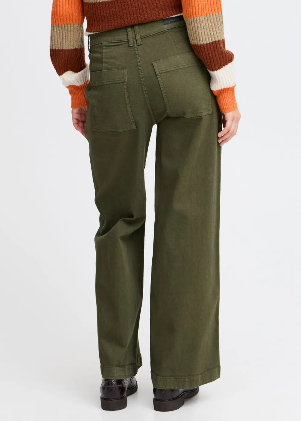 BY LYDIA WIDE-LEG CANVAS JEANS