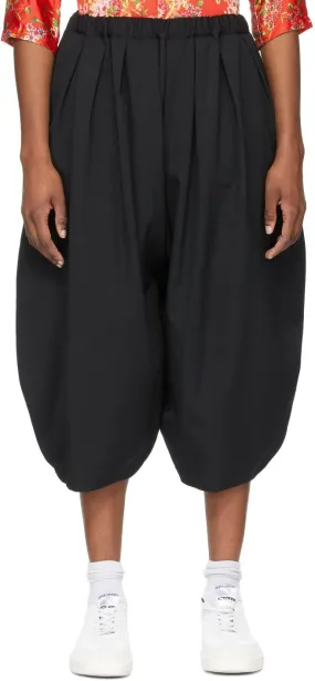 Comme des GarÃ§ons Comme des GarÃ§ons Black Wool Balloon Trousers