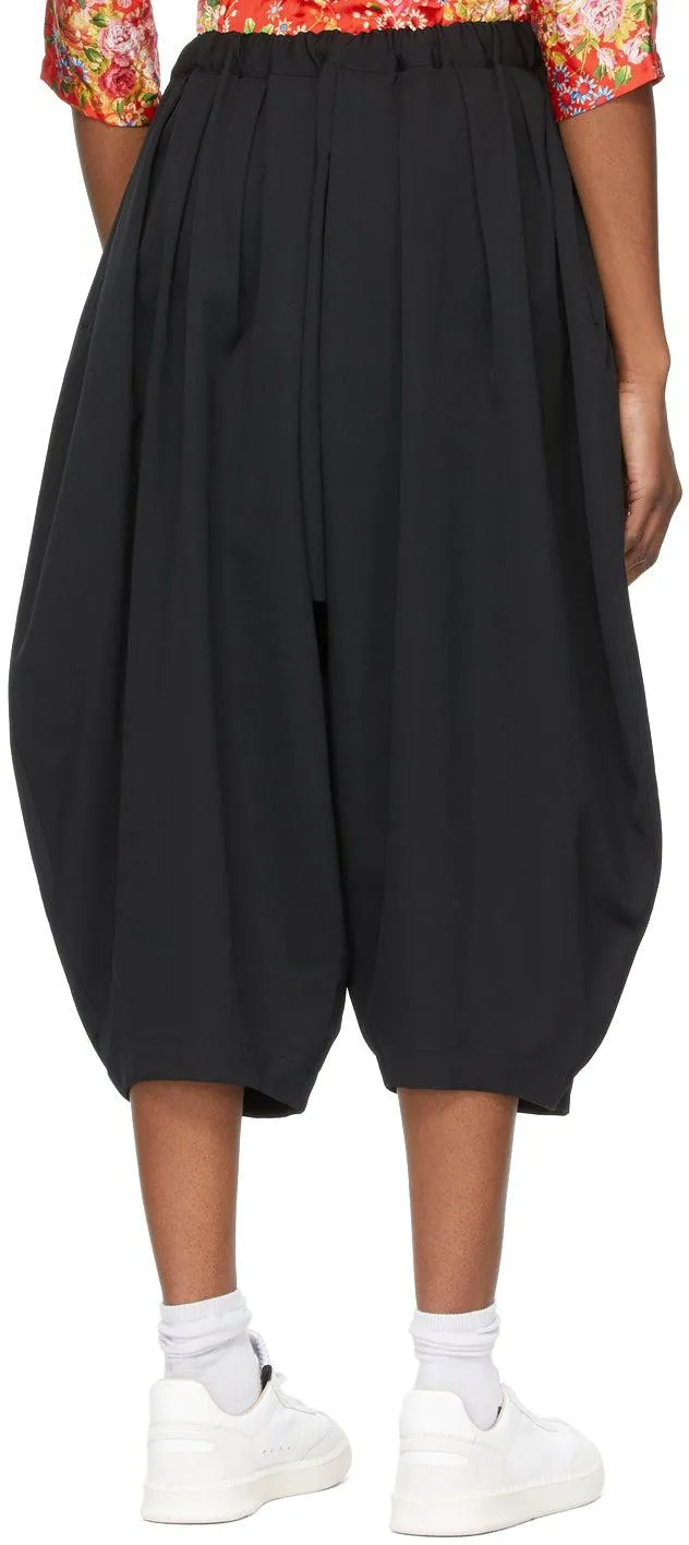 Comme des GarÃ§ons Comme des GarÃ§ons Black Wool Balloon Trousers