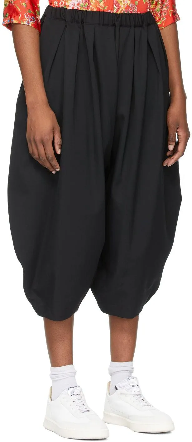 Comme des GarÃ§ons Comme des GarÃ§ons Black Wool Balloon Trousers