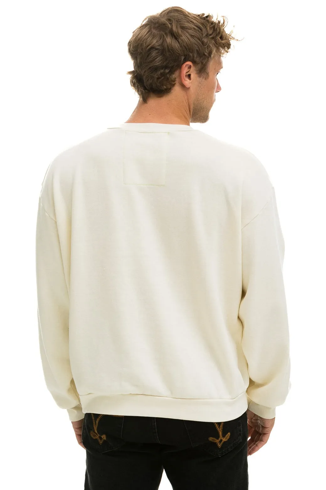 DAYDREAM RELAXED CREW SWEATSHIRT - VINTAGE WHITE