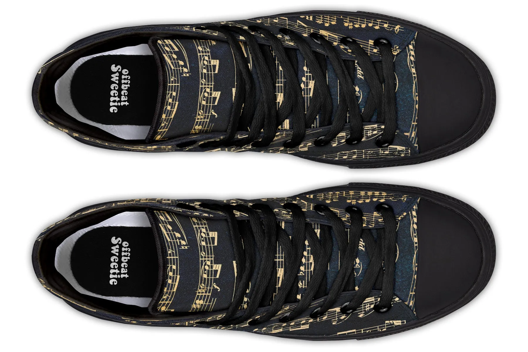 Golden Music High Tops