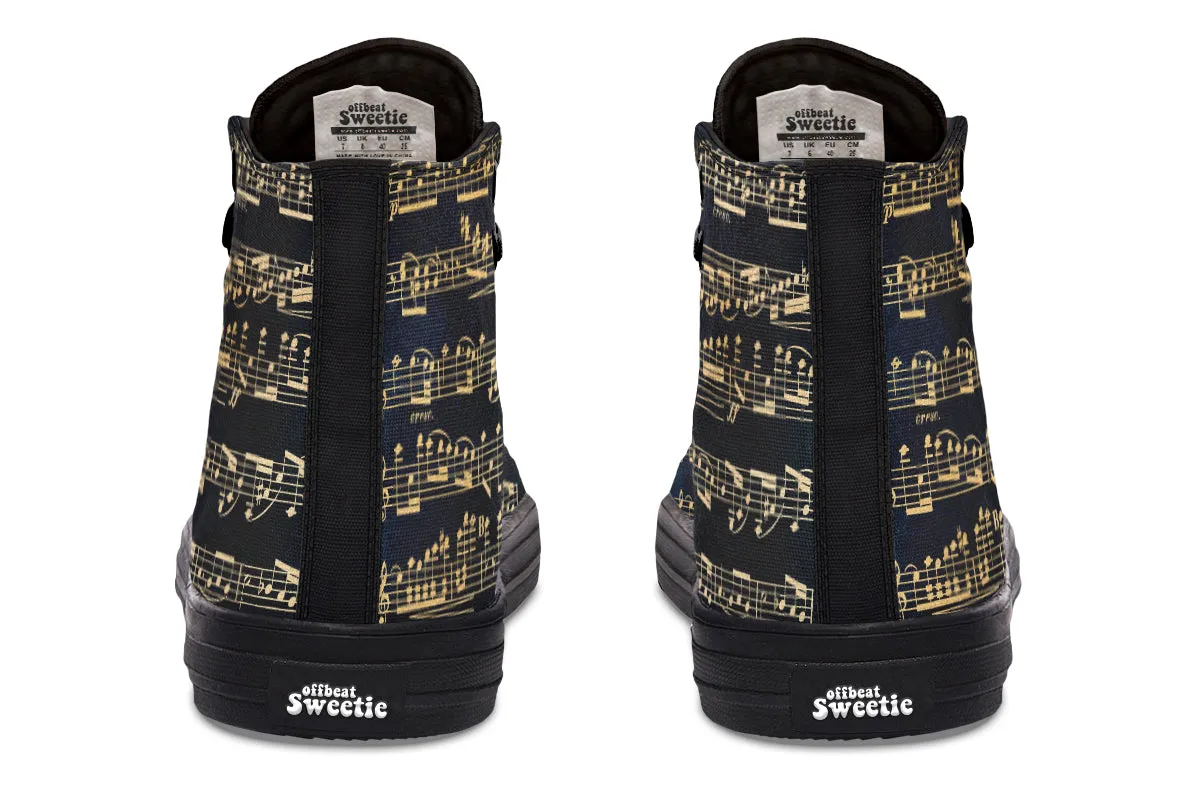 Golden Music High Tops