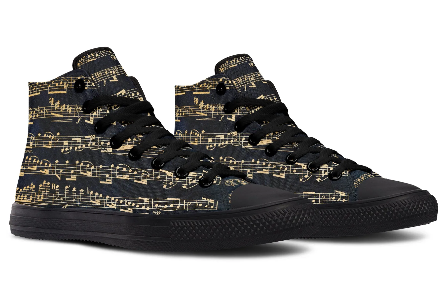 Golden Music High Tops