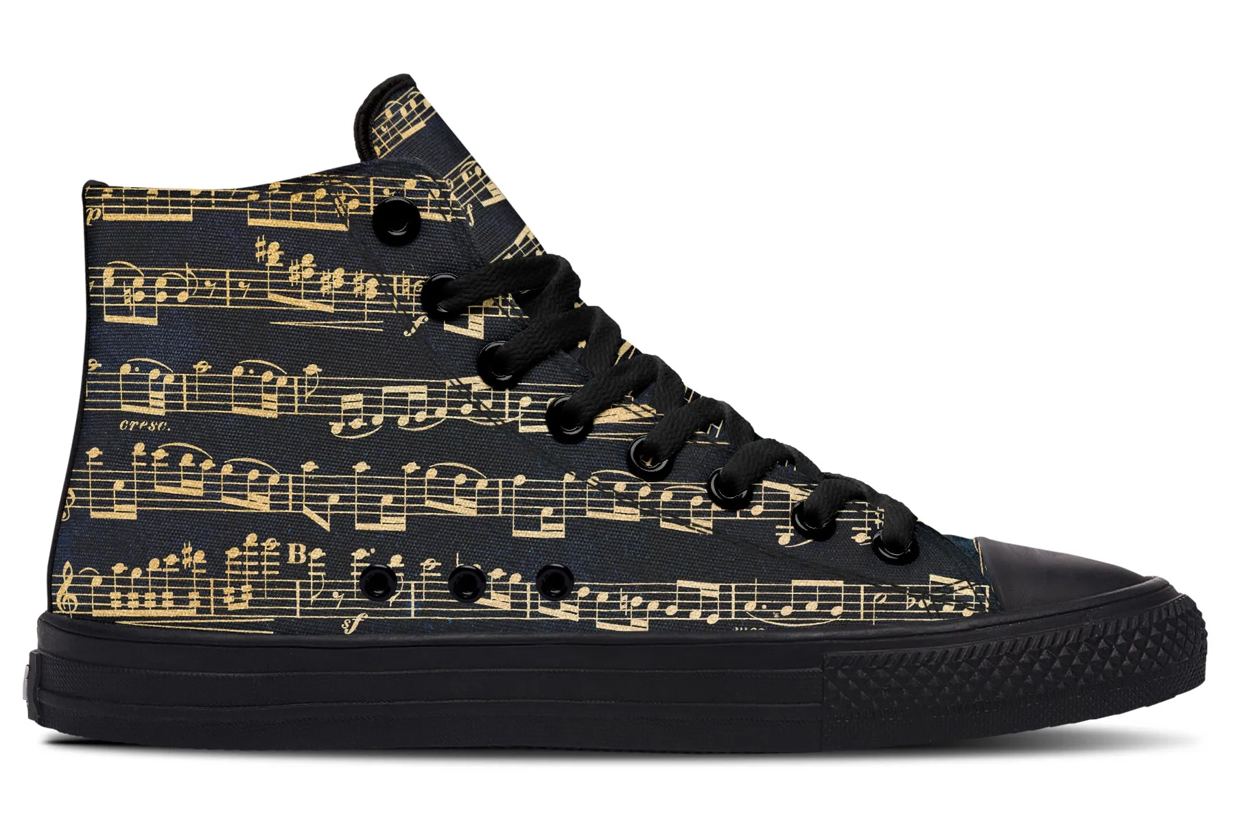 Golden Music High Tops