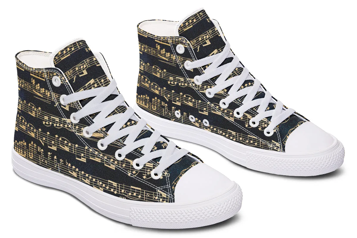 Golden Music High Tops