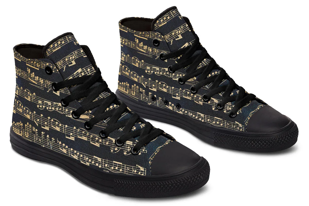Golden Music High Tops