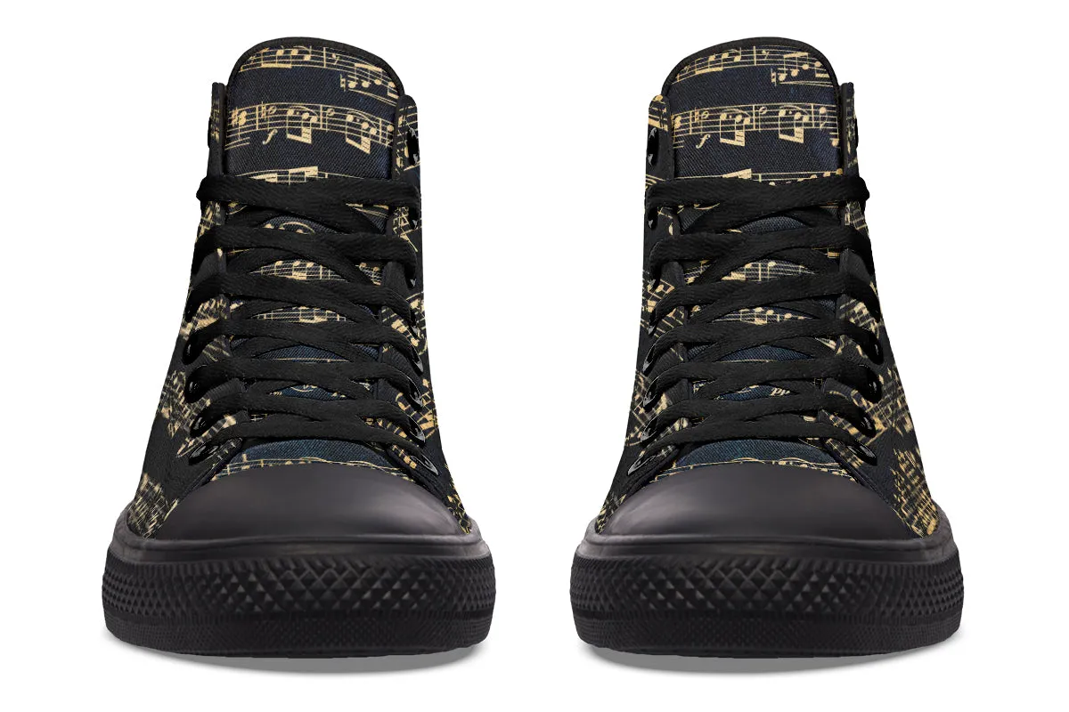 Golden Music High Tops