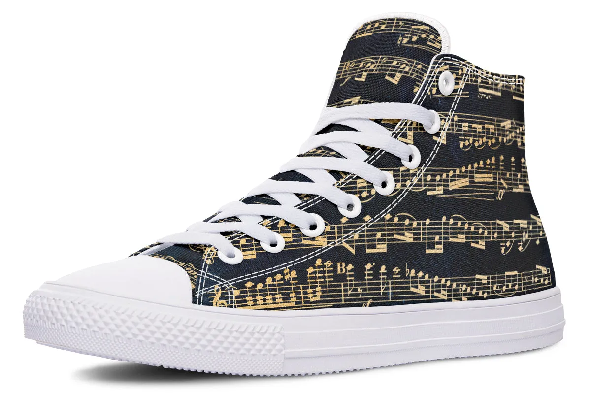 Golden Music High Tops