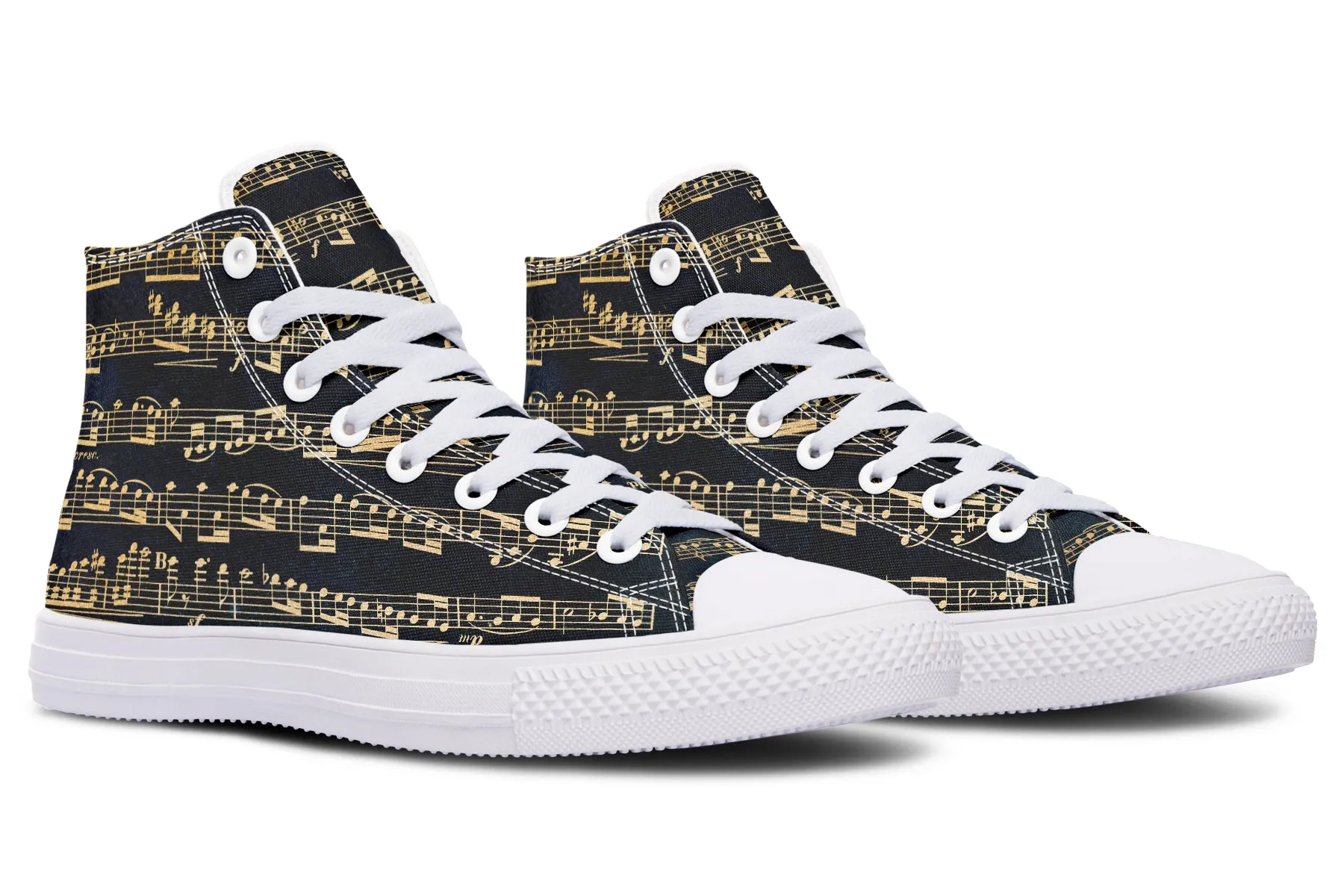 Golden Music High Tops