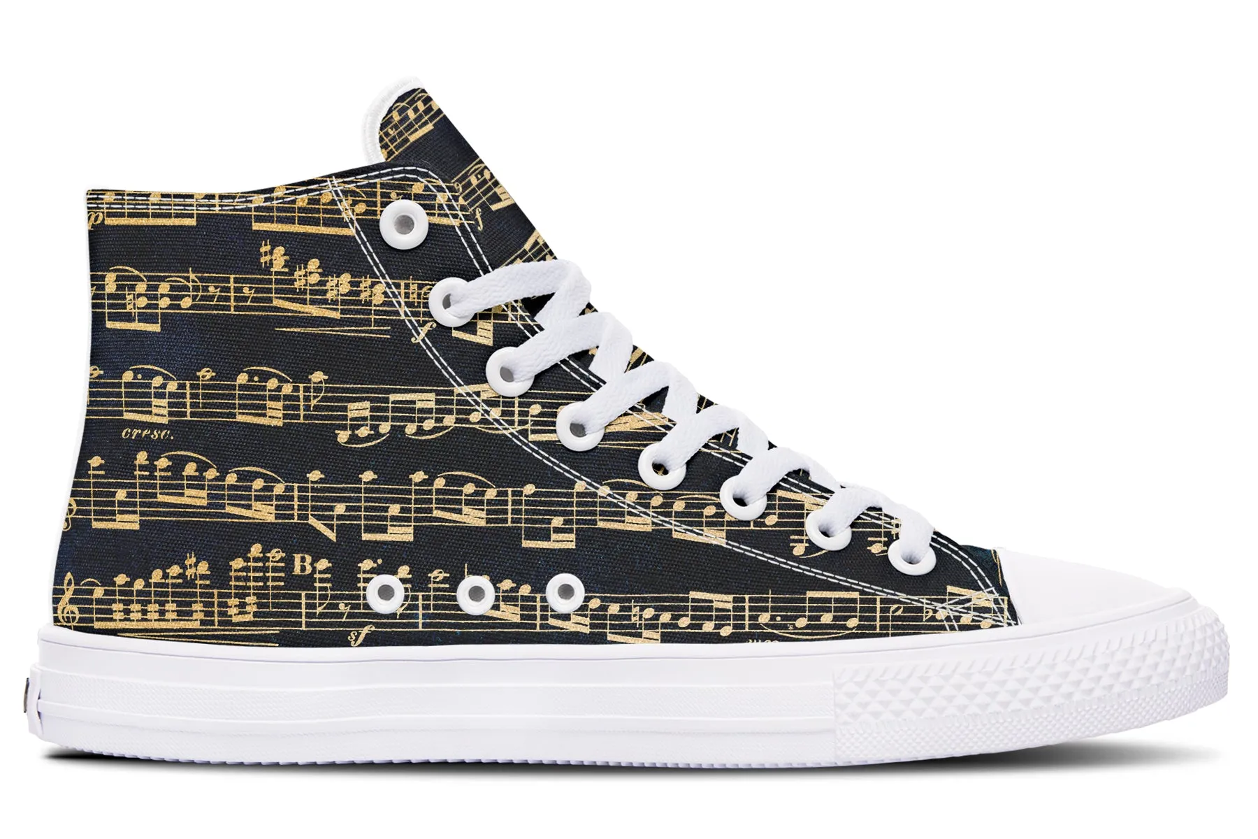 Golden Music High Tops