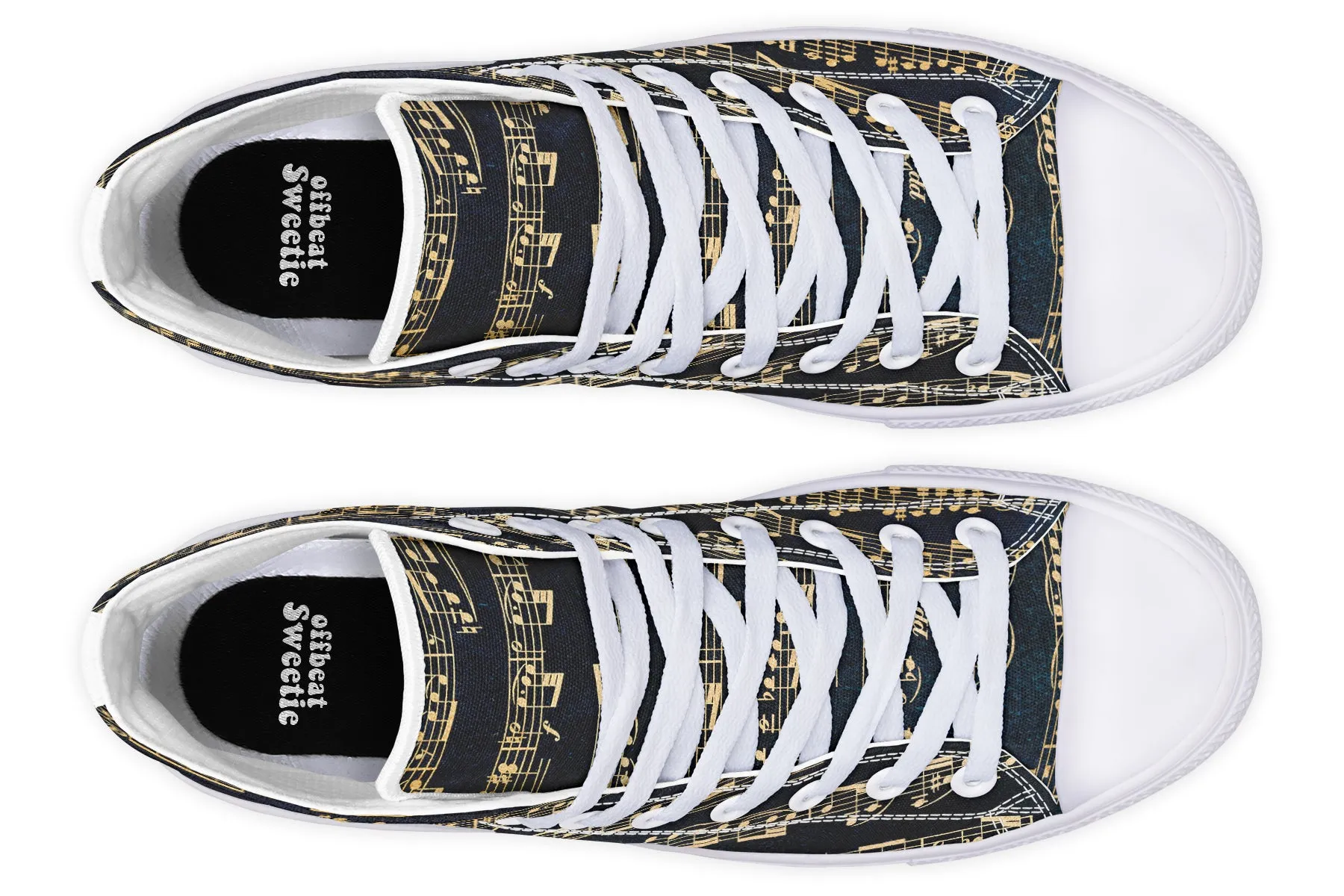 Golden Music High Tops