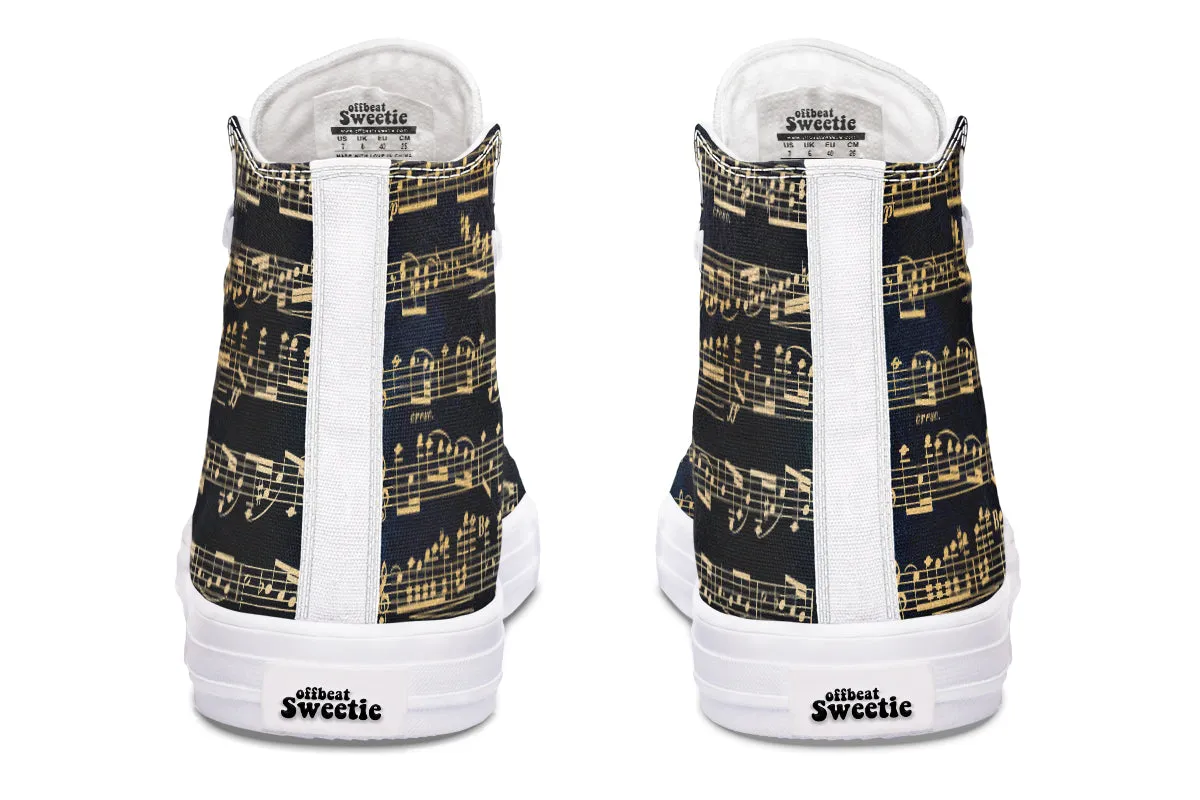 Golden Music High Tops