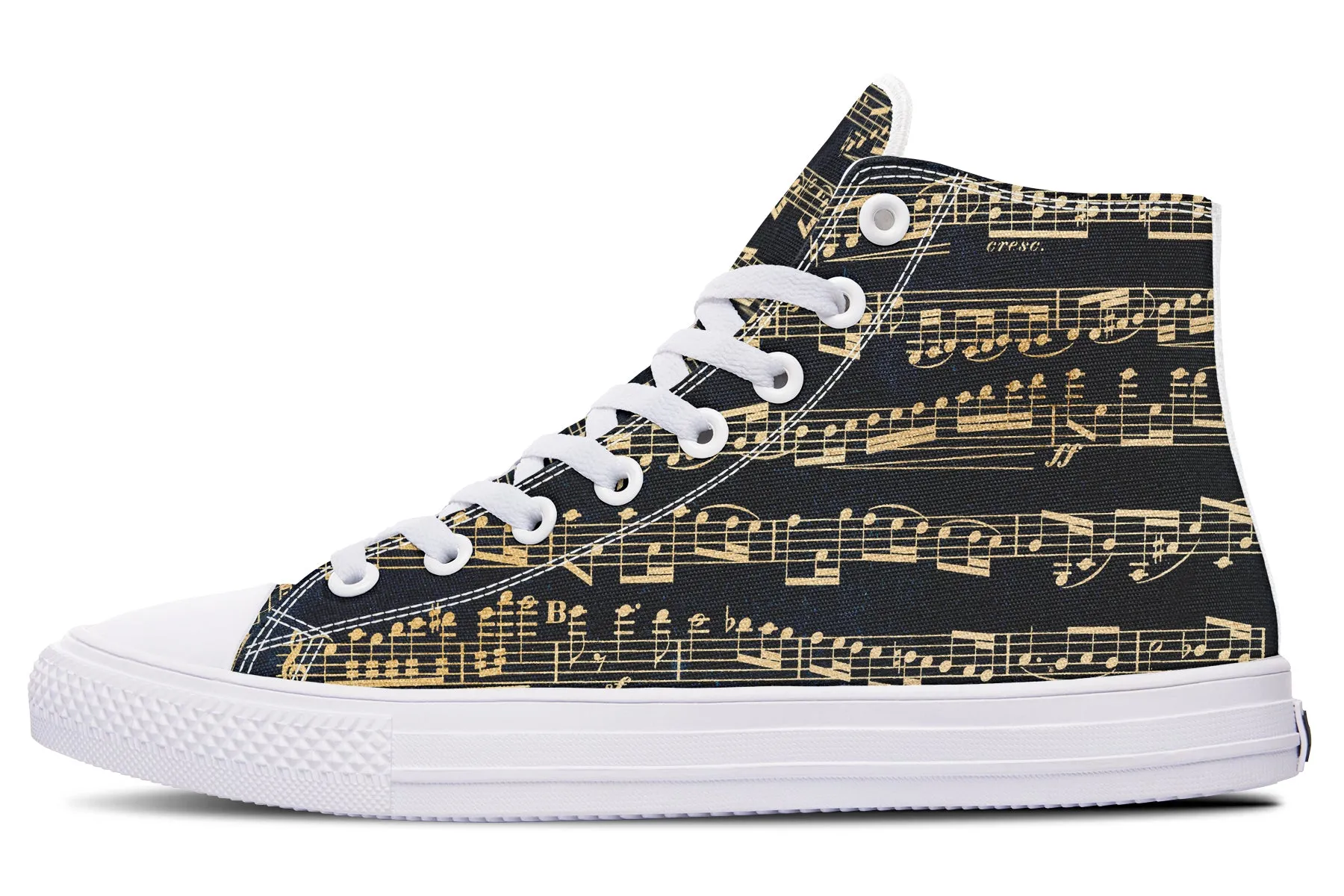 Golden Music High Tops