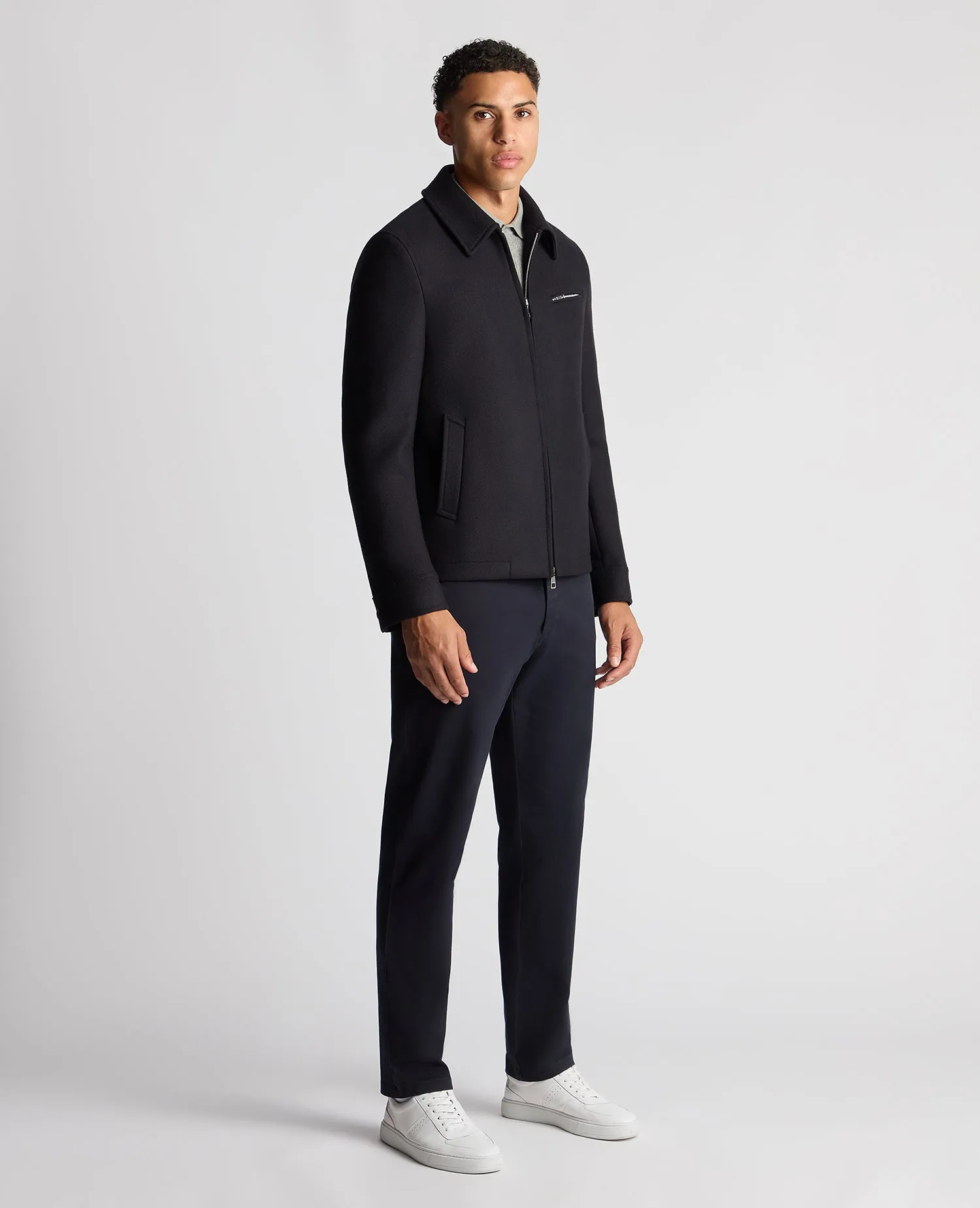 ID24732-Remus Navy Casual Jacket