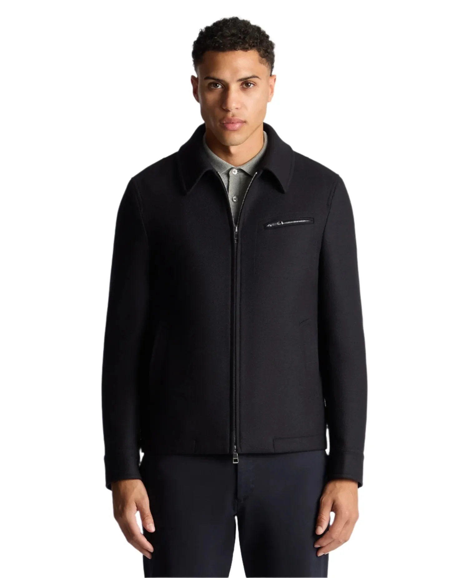ID24732-Remus Navy Casual Jacket