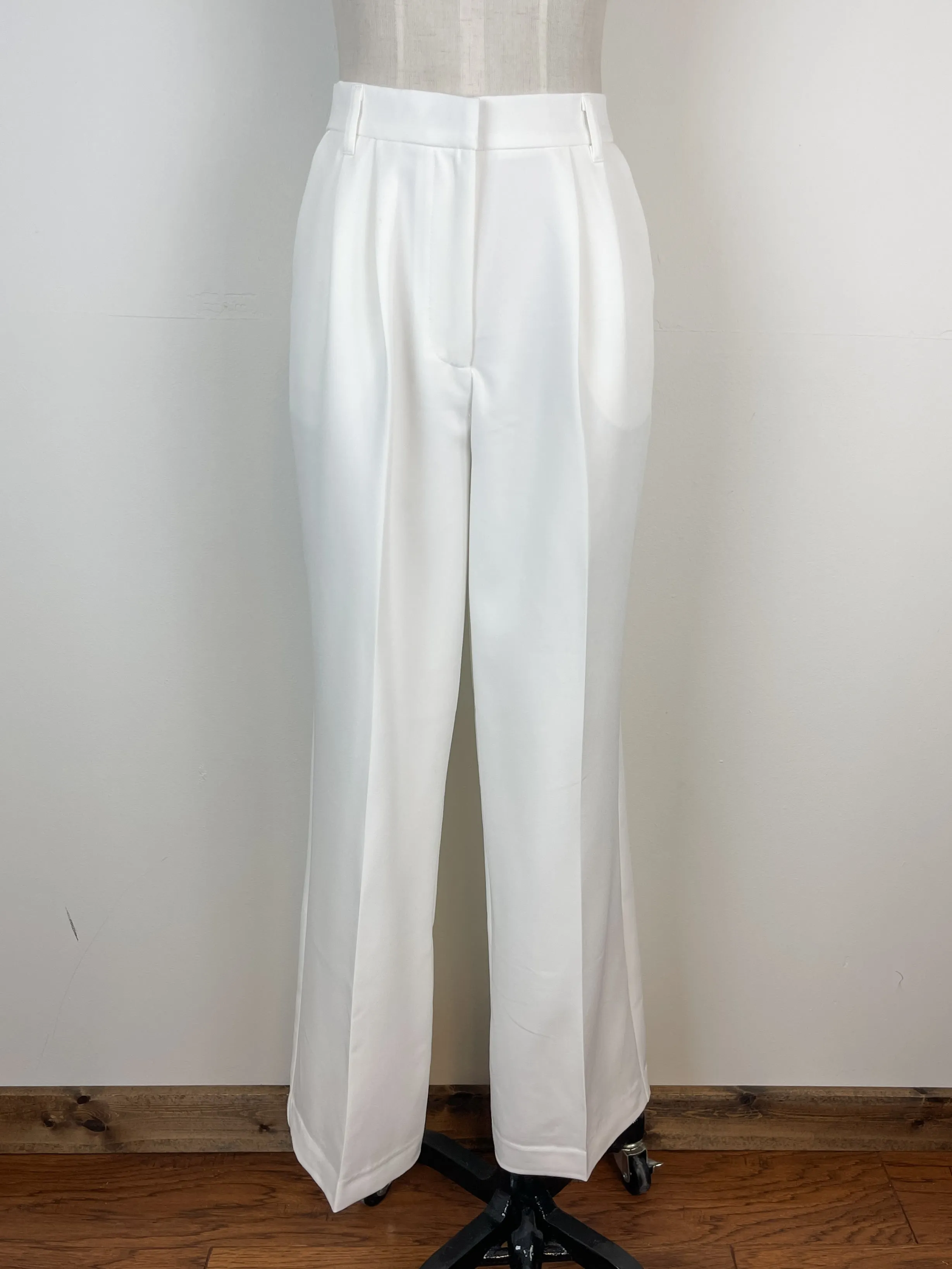 Jocelyn Wide Leg Trouser in Cream