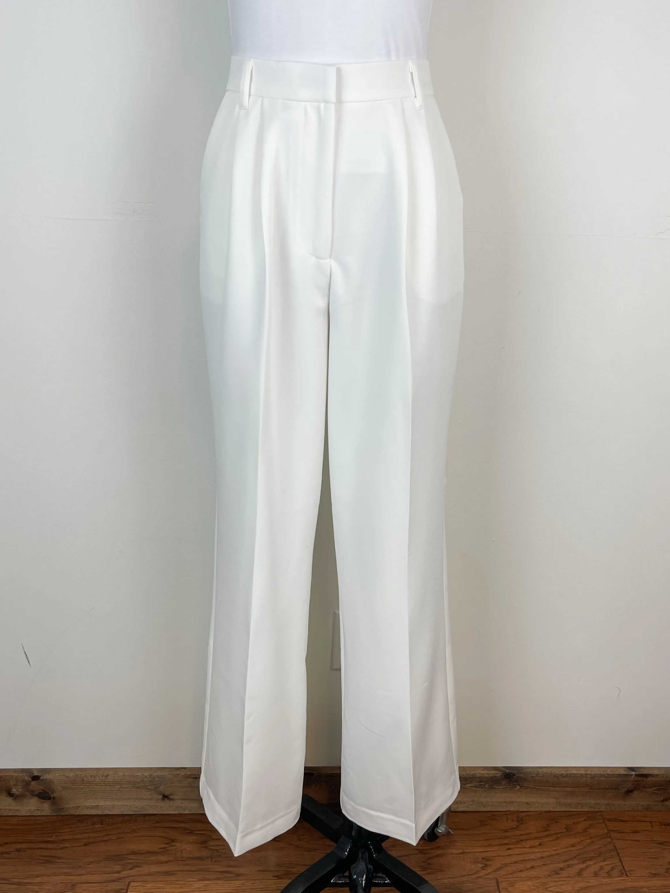 Jocelyn Wide Leg Trouser in Cream