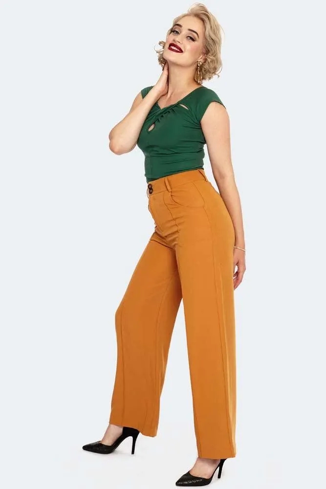 Khloe High Waisted Wide Leg Trousers