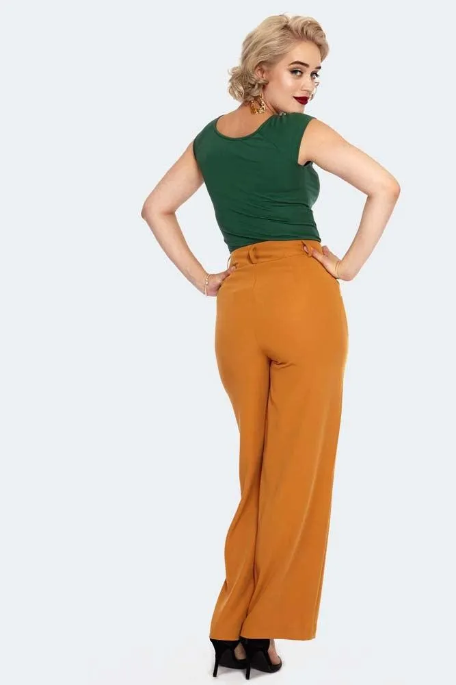 Khloe High Waisted Wide Leg Trousers