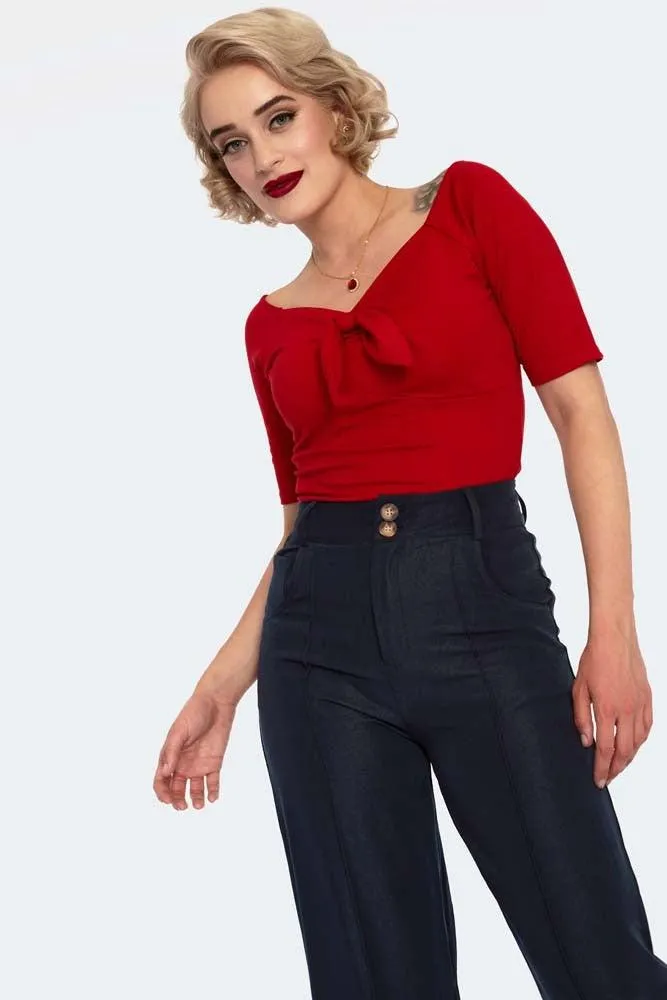 Khloe High Waisted Wide Leg Trousers