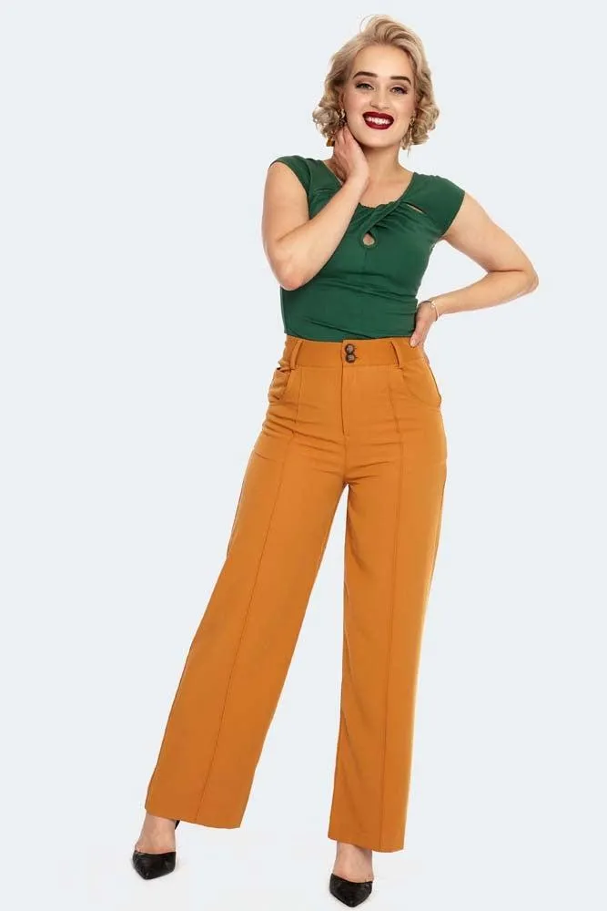 Khloe High Waisted Wide Leg Trousers