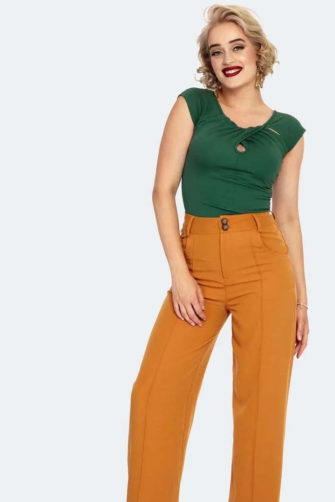 Khloe High Waisted Wide Leg Trousers