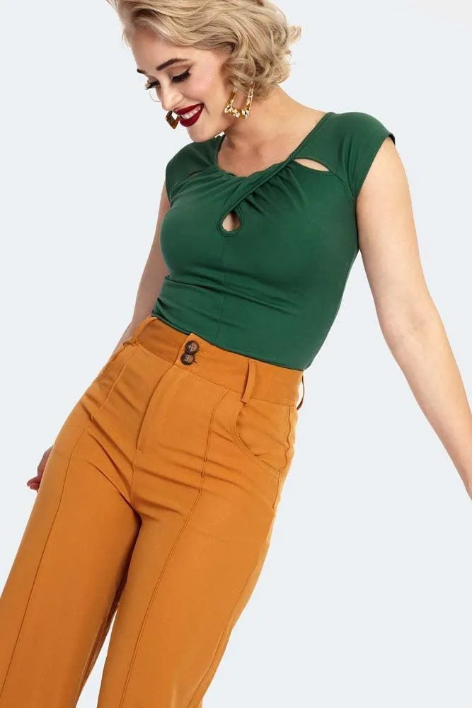 Khloe High Waisted Wide Leg Trousers