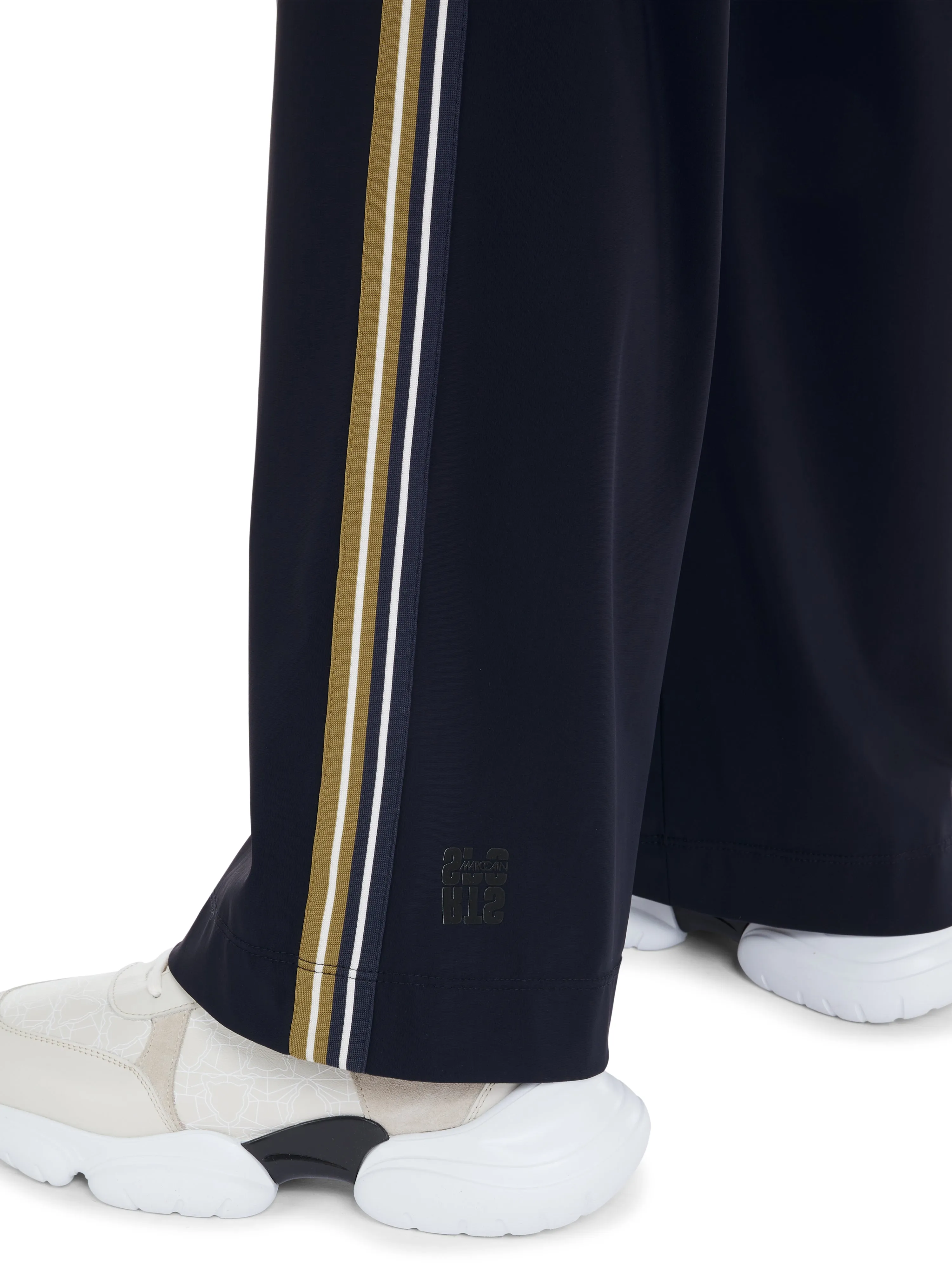 MARC CAIN Navy Tie Trousers