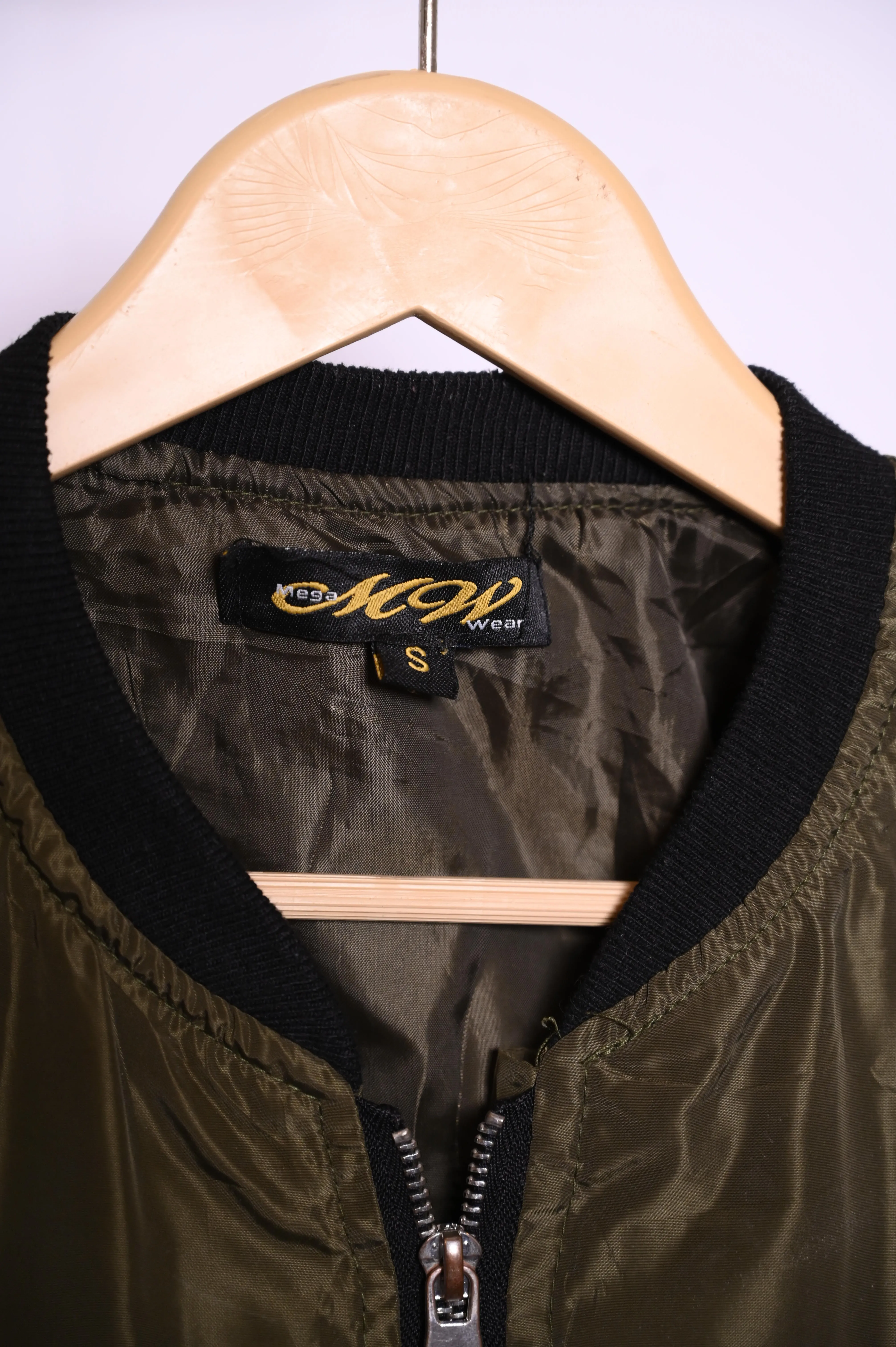 Mega Wear Olive Green Zipper Jacket – Medium