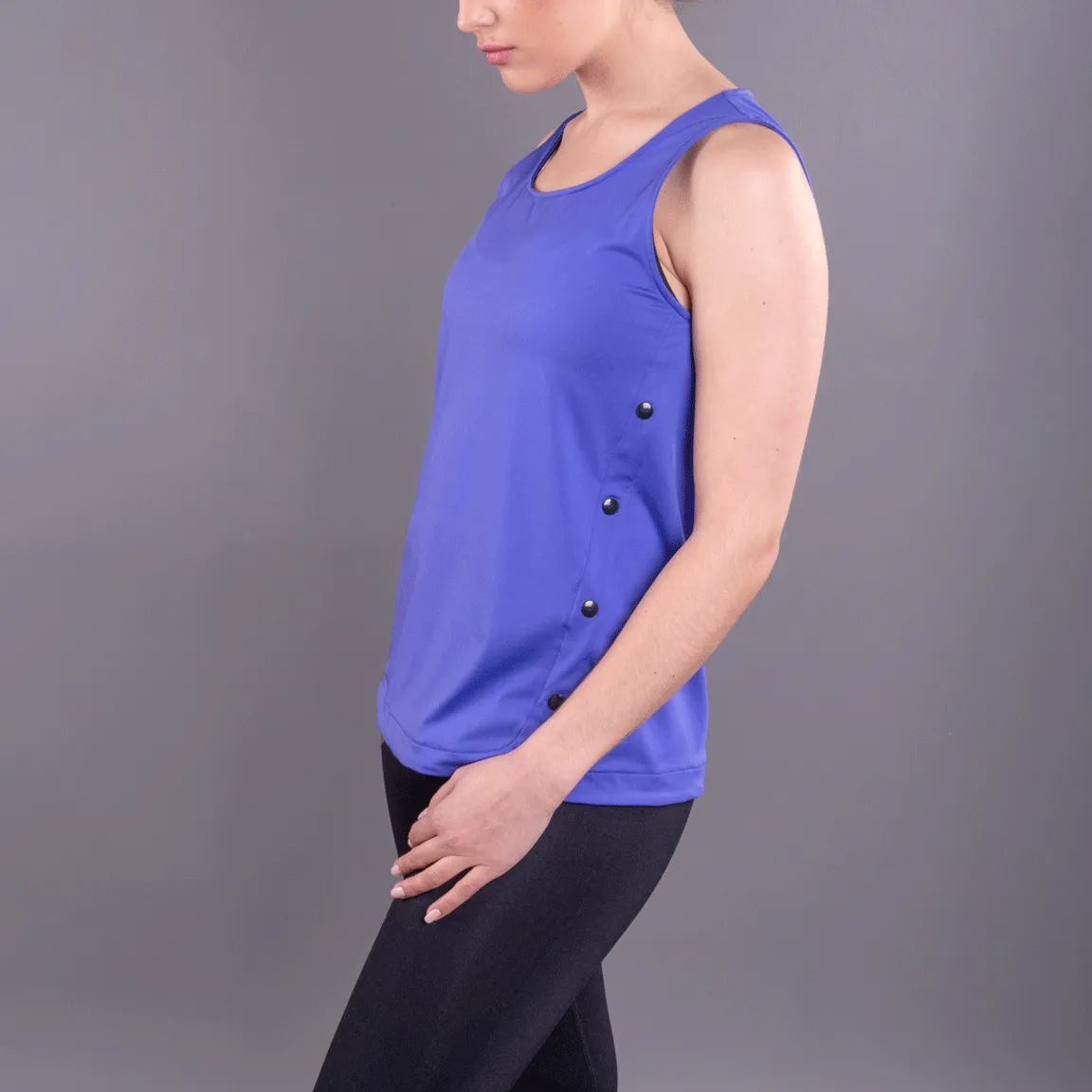 Modest Super Comfy Snap Accent Tank