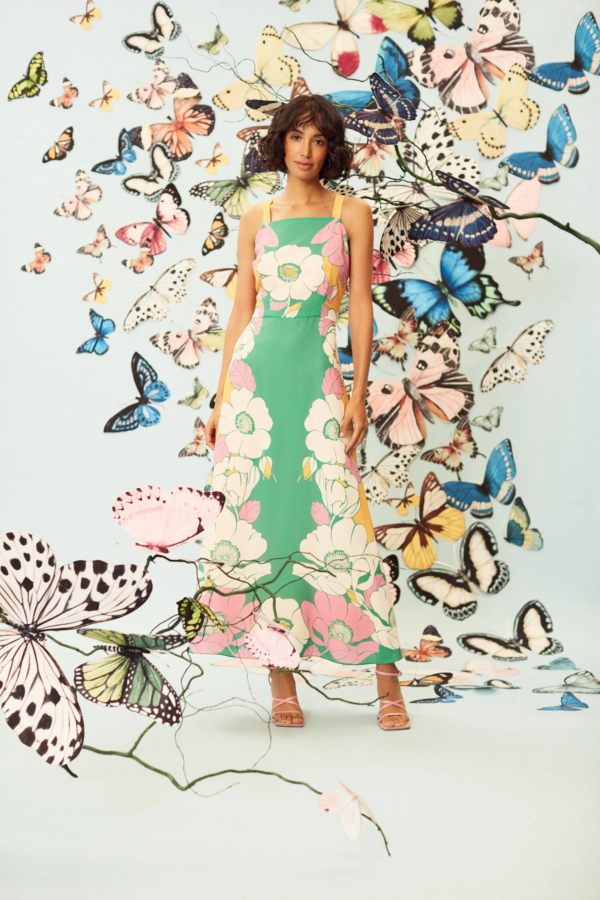 Montana in Printed Georgette
