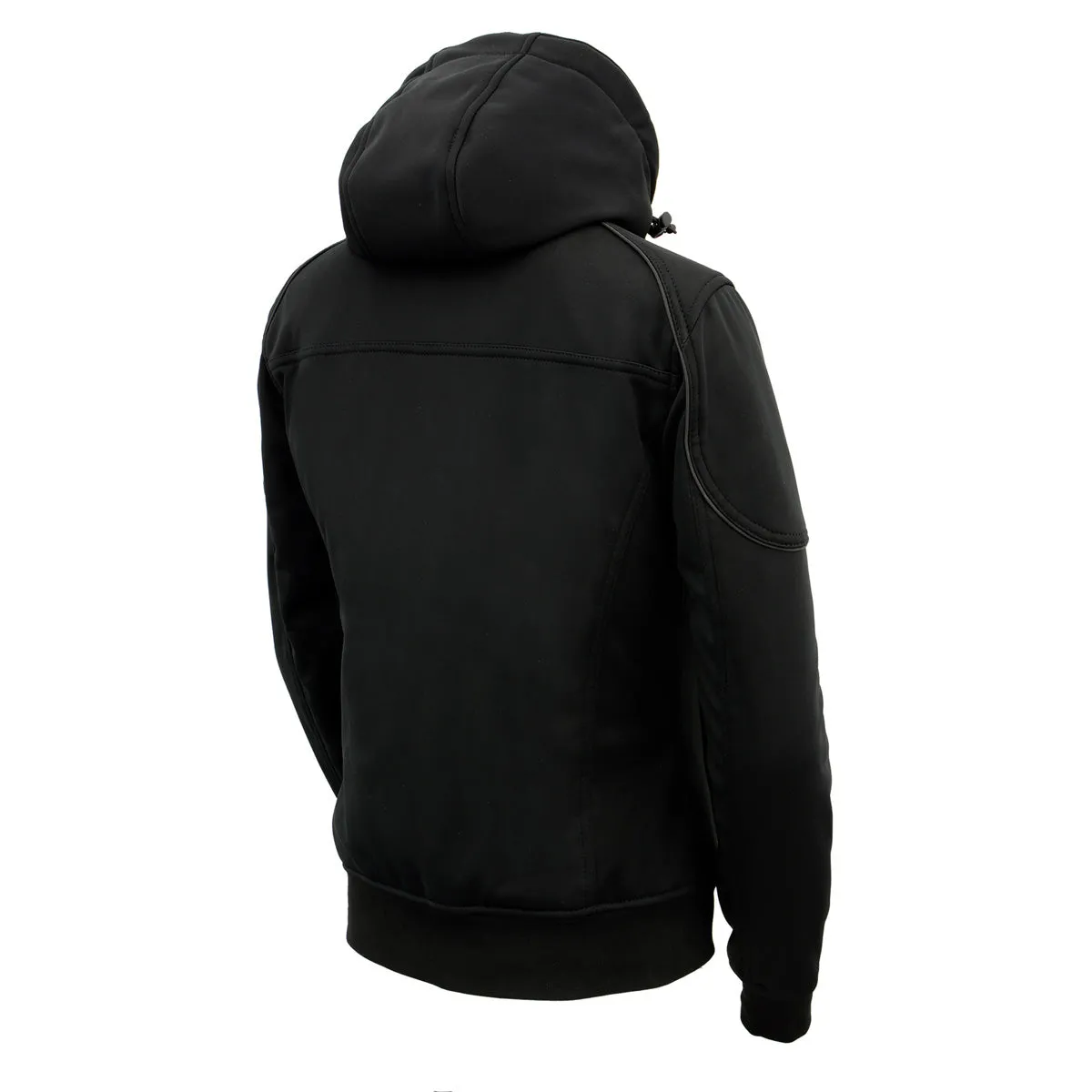 Nexgen Heat NXL2761SET Womens Black 'Igniter' Heated Soft Shell Hooded Jacket (Rechargeable 10000mAh Battery Pack Included)