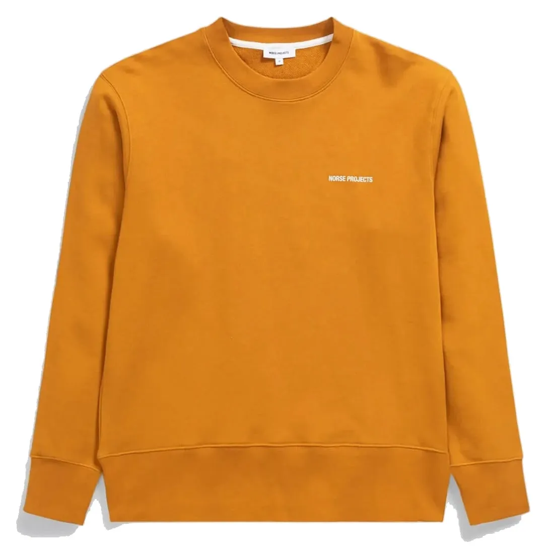 Norse Projects Arne Logo Sweat Turmeric Yellow