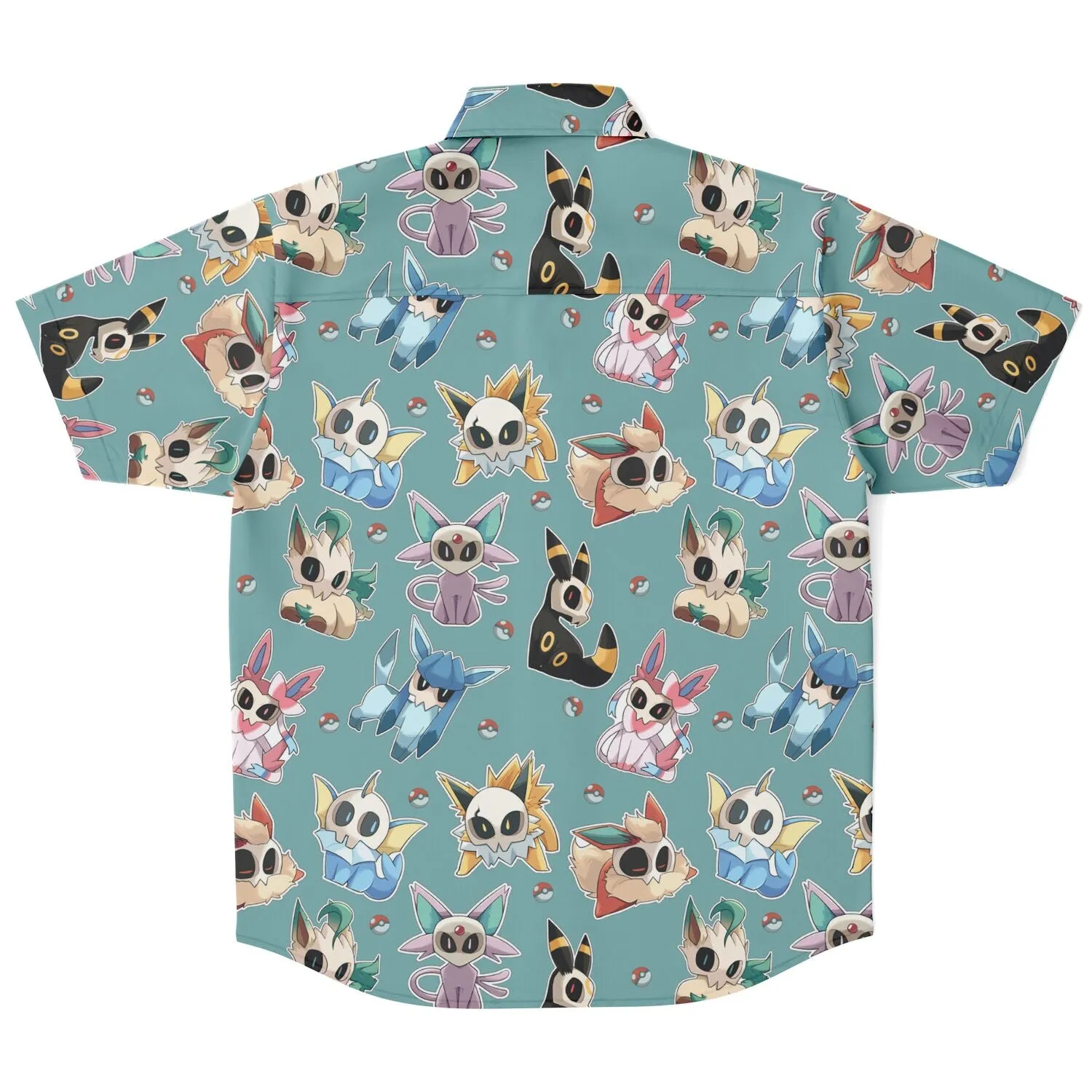 "EVILutions" Short Sleeve Button Down Shirt