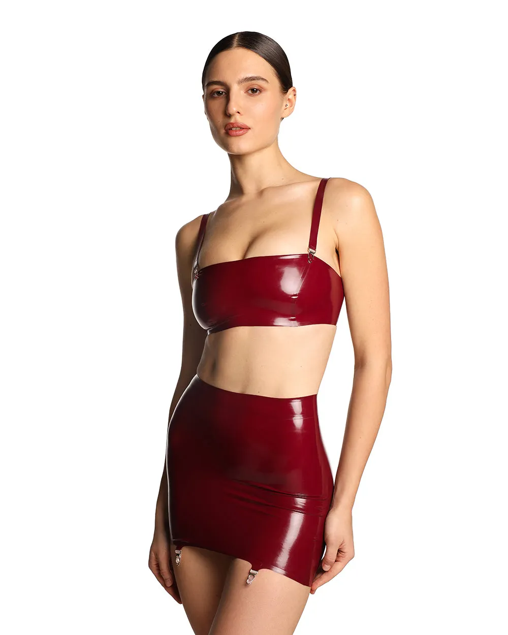 Top "Inertia" Burgundy