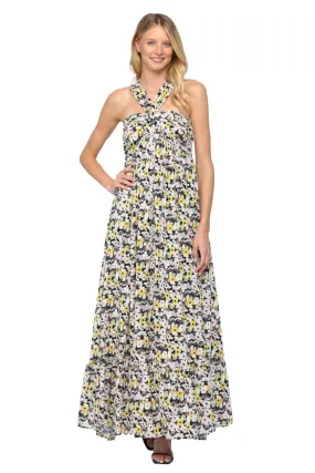Twisted Halter Neck Maxi Dress - FINAL SALE