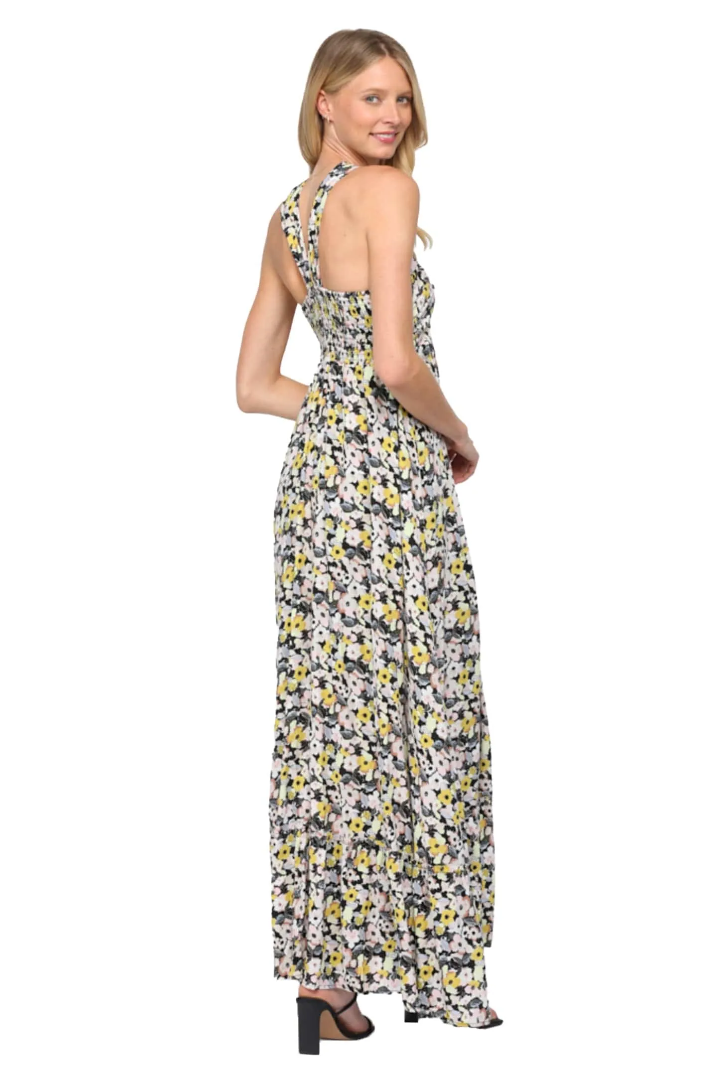 Twisted Halter Neck Maxi Dress - FINAL SALE