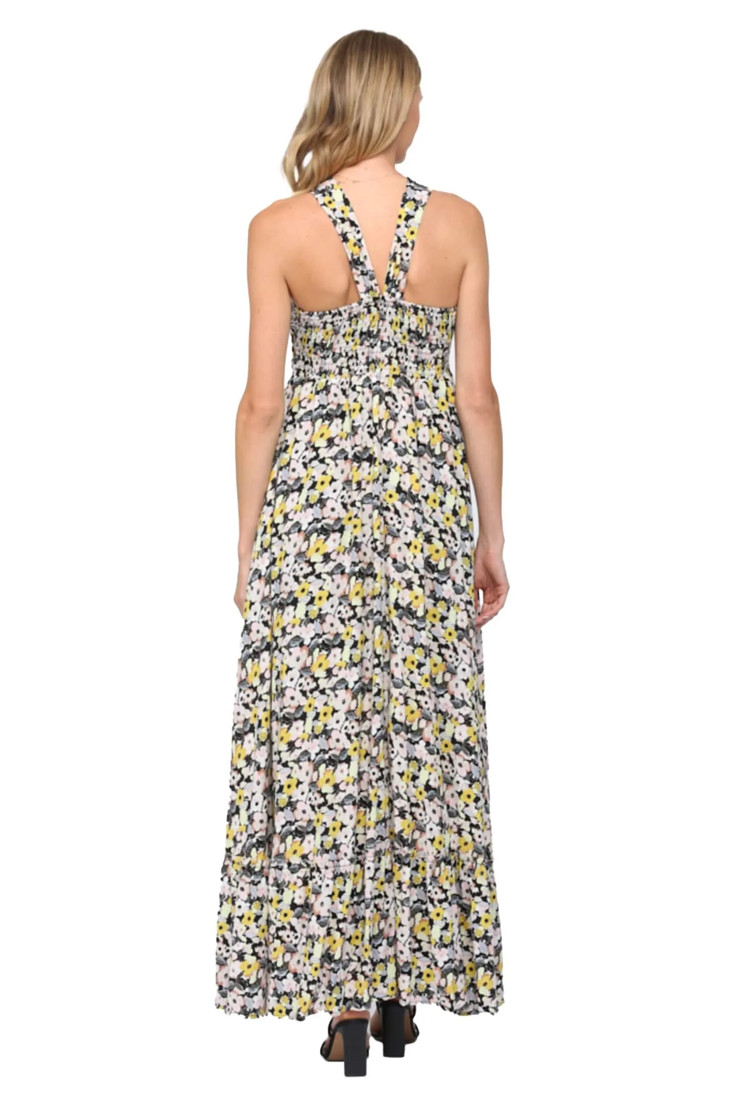 Twisted Halter Neck Maxi Dress - FINAL SALE